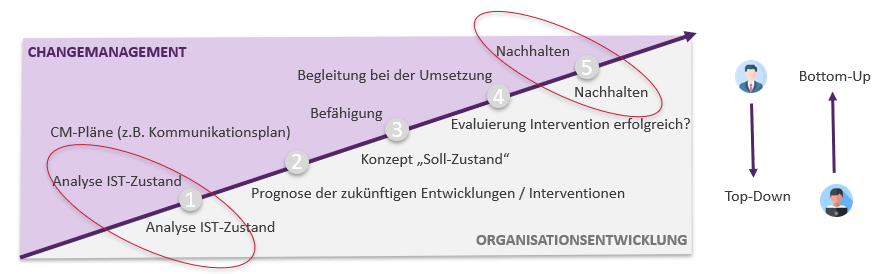 Change & Organisationsentwicklung Prozess