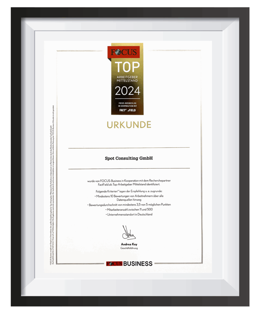 Focus Auszeichnung Bester Arbeitgeber Spot 2024